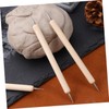 SEWACC 3pcs Pottery Embossing Tools Set Handle Styluses for Clay