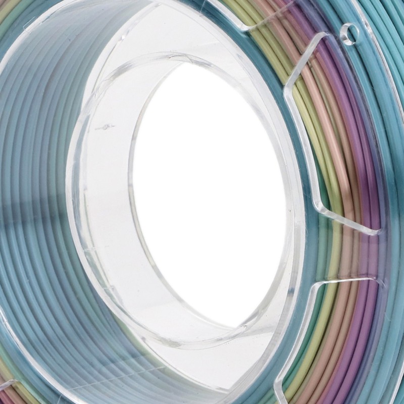 1.75mm 3D Printer PLA Filament Rainbow Gradient Color Printer Filament