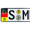 Germany Coat of Arms License Plate Flag + Eagle (Stuttgart