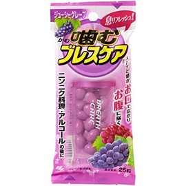 [Bulk Purchase] Chewable Breath Care Juicy Grape, 25 Tablets x 6