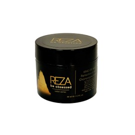 Reza King of Wax: Luxury Styling Hair Cream, Long Lasting Hold, Shiny Finish, Sulfate Free, Paraben Free for Men, 1.7 Fl. Oz.