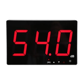 Tbest Decibel Meter with Record, Decibel Meter, Digital Sound Level Meter, Db Meter Sndway 9.6 Inch LCD Digital Sound Level Meter, Wall Hanging, 30 ~ 130 Db, Noise Tester