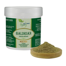 VITA IDEAL Vegan VITA IDEAL Vegan? BALDRIAN - Wurzel 300g PULVER - Valeriana officinalis - Tagesportion 1000mg BALDRIANWURZEL,natrlich, pflanzlich & ohne Zusatzstoffe, Inklusive Messl?ffel.