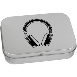Azeeda 110mm 'Wireless Gaming Headset' Metal Hinged Tin/Storage Box (TT00224914)