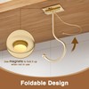 Josmimic Gold Banana Hook Foldable - Under Counter Banana Hanger,