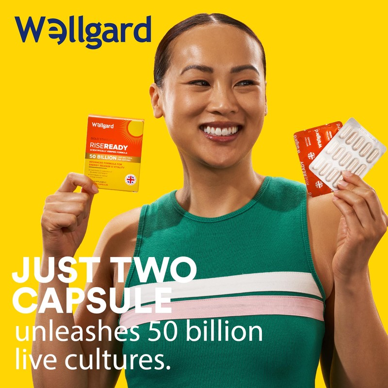 Wellgard Rise Ready – Advanced Formula for Energy Release &