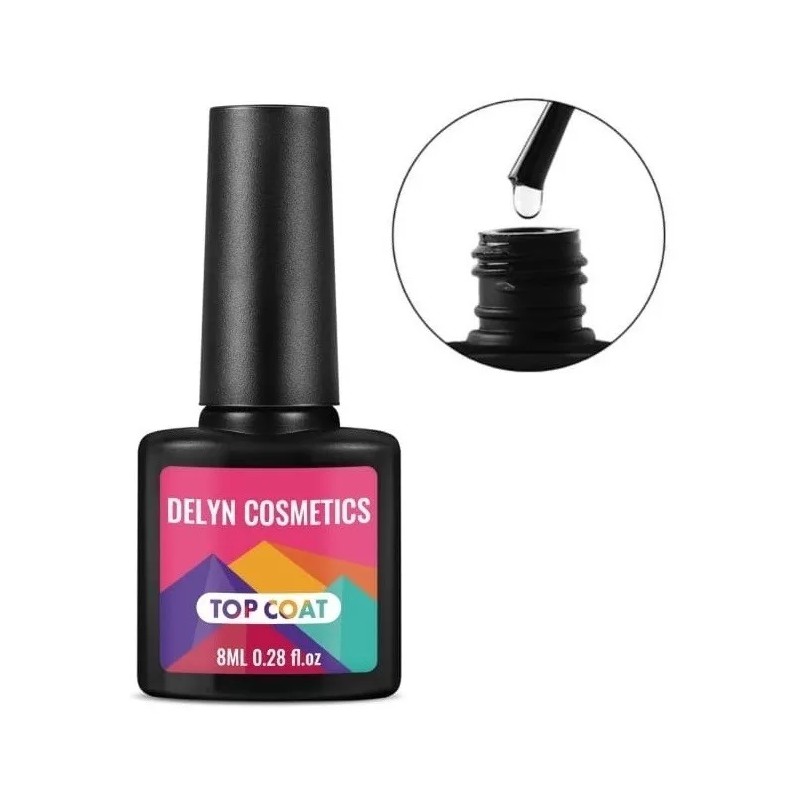 Delyn Cosmetics Base Coat + Top Coat 2pzas Ó Quita