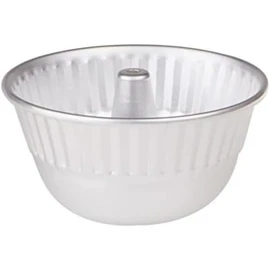 Pentole Agnelli Family Cooking Kupfer und Konditorei COAL35LE12 Budino aus Aluminium, Stärke 0,6 cm, mit Rohr von 12 cm, grau