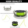 esmusssein Strimmer Spool Compatible with Ry-o-bi RAC143 36V Grass Trimmer