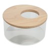 Hamster Sand Bathtub Small Round Shaped Pet Sand Box Transparent