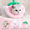 ANWA Adjustable Cat Cone Collar - Soft, Cute Recovery Collar