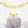 Bless This Child Banner, decoraciones de bautizo español, Dios bendiga