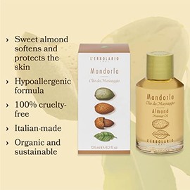 Massage Oil - Almond by LErbolario for Unisex - 4.2 oz Oil