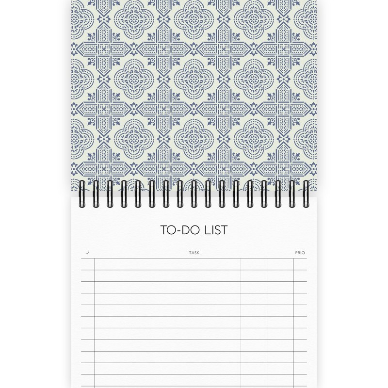etmamu 251 To-Do List A5, 60 Sheets, 3 Columns, Task