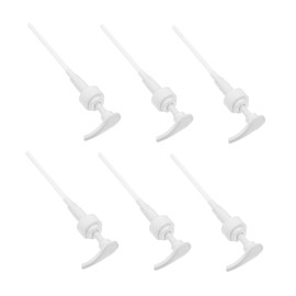 Zerodeko 6pcs Press-Type Lotion Bottle Pumps for Shampoo and Hand Soap Dispensers Convenient Replacement Pump for Home Use for Shower and Liquid Soap