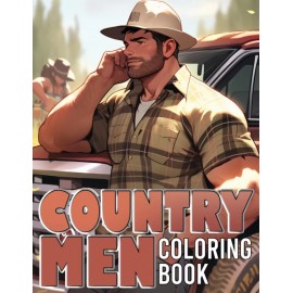 Adult Coloring Book - Country Men