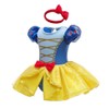Lito Angels Princess Snow White Dress with Headband for Baby