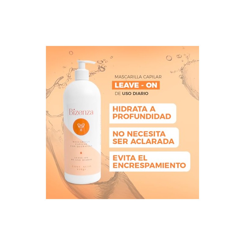 Mascarilla para el Cabello con Queratina - para Pelo Dañado