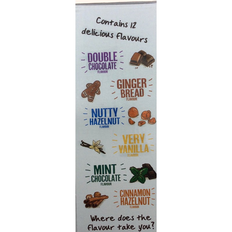 3 x 12 Flavoured Coffee sachets/ sticks - variety pack