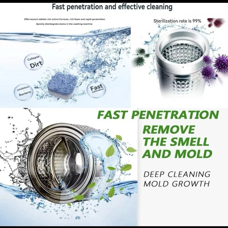 Barinox Washing Machine Cleaner for Front / Top loaders, 20