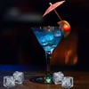 Light Up Ice Cubes for Drinks, 48PCS White LED Ice