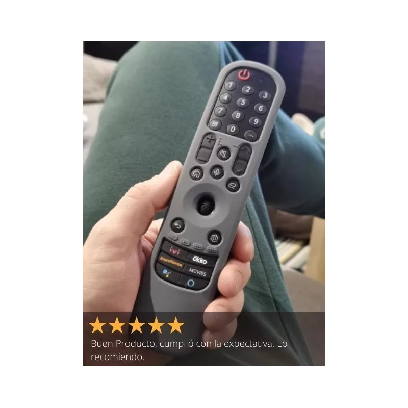 Estuchelandia Funda Silicon Para Control Tv Smart LG Mr21ga /