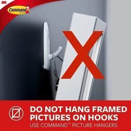 Command Clothes Hanger, 1 hanger, 2 strips, Large, Organize Damage-Free,..