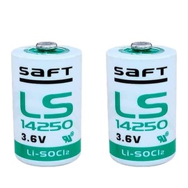 BUCADU [2 Pack] LS14250 1/2 AA 3.6V Lithium Battery 1200mAh Replace for LS14250 Battery LS 14250 C High Capacity