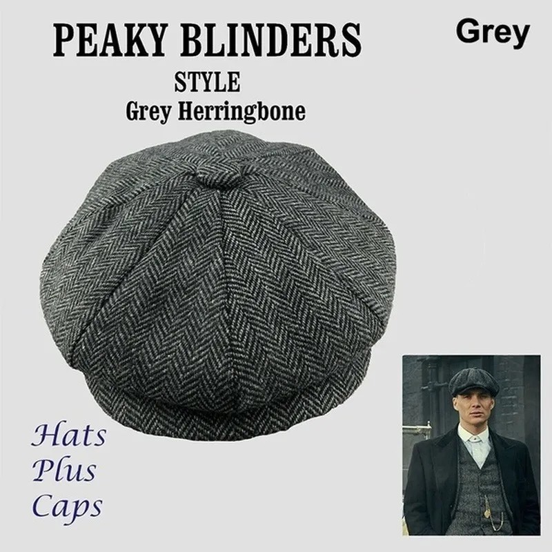 J Sombrero Peaky Blinders Gorra De Vendedor De Periódicos