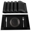 Lumaca Washable Placemats, Set of 6 Placemats Made of 70%