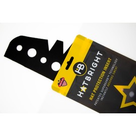 Hatbright Hat Sweat Liner – Washable & Reusable Sweat Guard for Hats – Invisible Protection with SuperSorb Technology – No Odor, No Stains – Made in USA Black