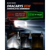 LUXSTER Dracarys 60000LM 9006 LED Bulbs with Vapor Chamber Cooling,
