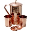 PARIJAT HANDICRAFT Pure copper pitcher drinkware accessories copper jug, tumbler
