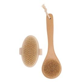 OATIPHO 2Pcs Body Scrubber Brush Ergonomic Shower Exfoliating Brush for Efficient Bathing Durable Material for Comfortable Use Bathroom and Shower