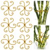 Monstera Plant Support, Set of 6 Iron Plant Stem Supports