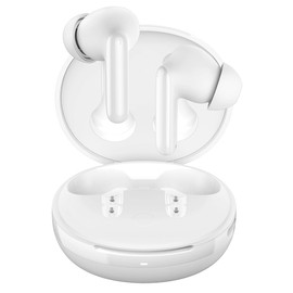 Spigen Audio True Wireless SA-TW S10 Wireless In-Ear Earbuds with 30 Hours Playtime, up to 28dB ANC, Transparency Mode, EQ Customization, 4 Microphones, Gaming Mode, 10mm Drivers, IPX5 – White