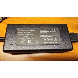 Unbranded AC/DC converter ~120V to =19V, 4.74A .  Plug 7.4 x 5.0mm