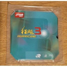 DHS NEO Hurricane 3 Rubber Table Tennis Pips In Rubber Sponge 40 ° 2.15mm Black