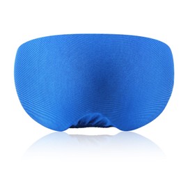 WEESTAAMO Ski Goggles Protective Cover Made of Microfibre, Ski Goggle Cover, Goggle Protective Cover, Protects Against Scratches, Unisex (One Size) (Blue)