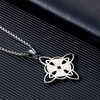 HannaFires Nordic Vintage Celtic Knot Pendant Viking Necklace Retro Accessory