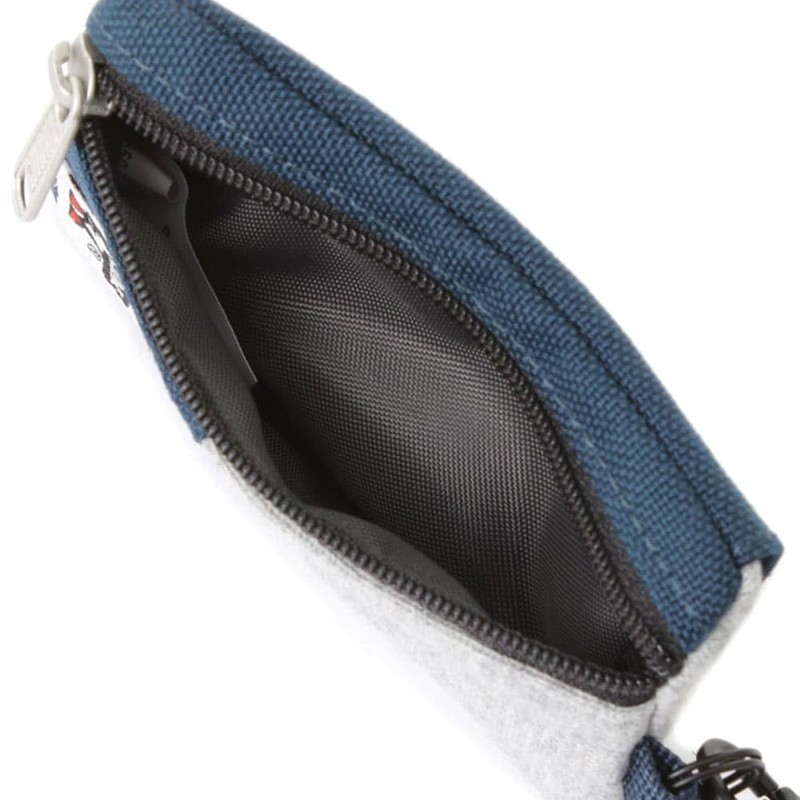 Chums Commuter Pass Case Sweat Nylon, Sax/Orange