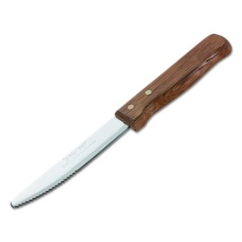 Adcraft WSK-60/B Rounded Blade Gaucho Jumbo Steak Knife with Wood Handle (Case of 12)