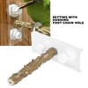 20CM Pet Bird Shower Standing Rod Parrots Outdoor Portable Wood