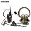 JinBling Tactical Headset with ptt,Z-Tactical C2 Airsoft Headset with U94-KEN