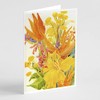 Caroline's Treasures Flower - Bird of Paradise Greeting Cards and