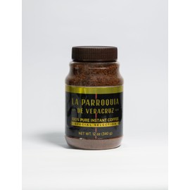 La Parroquia de Veracruz – Special Edition Instant Coffee, 12 oz | 100% Pure Premium Coffee | Bold Bitterness, Full Body & Rich Cognac Color
