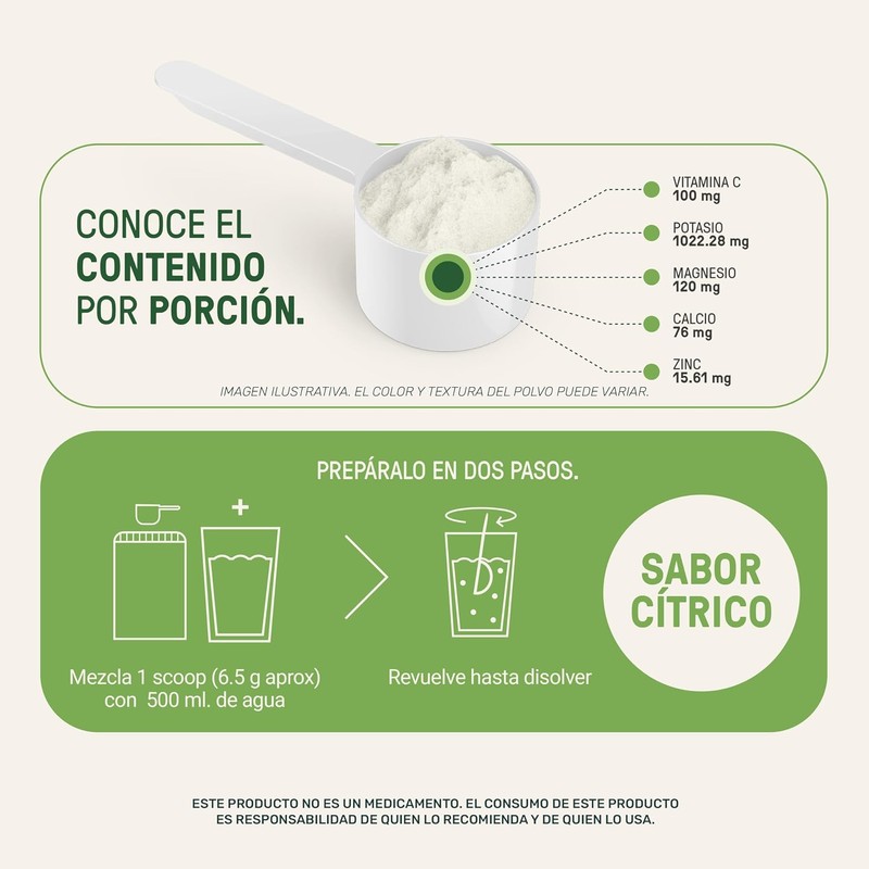 LIFE 360+ Electro Mix Electrolitos en Polvo 487.5 g 6.5g