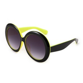Karsaer Retro Oversized Round Sunglasses Women & Men, 70s 80s Fashion Trendy Big Shades K7155