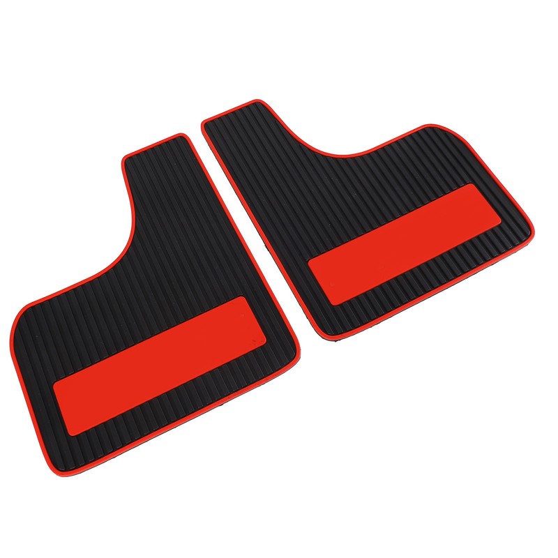 2Pcs Car Mud Guard Black Sport Style Universal Flashing Guard
