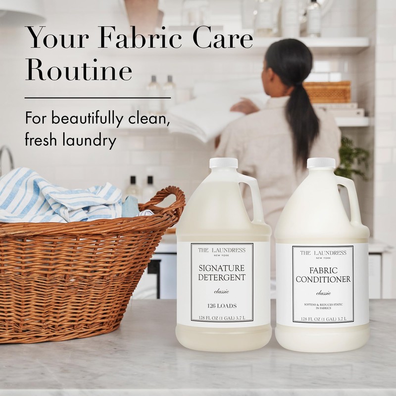 The Laundress Luxury Laundry Detergent, Gallon Pump, 126 Loads, Scented